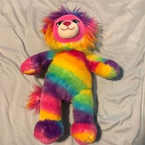Rainbow lion build a bear BAB